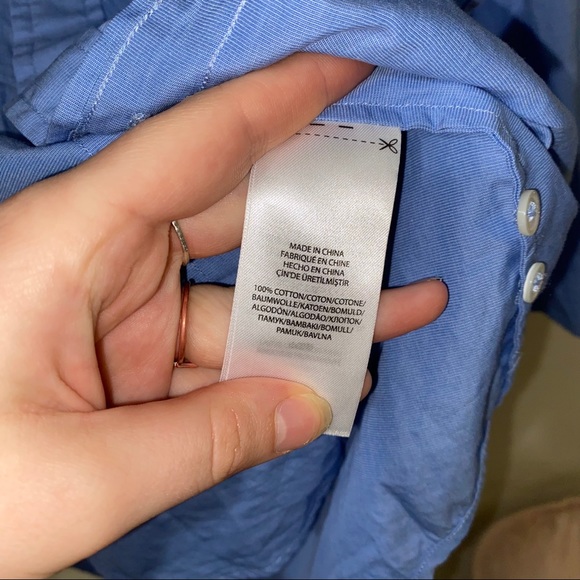 Polo Ralph Lauren flaired sleeve button down top - Picture 7 of 8